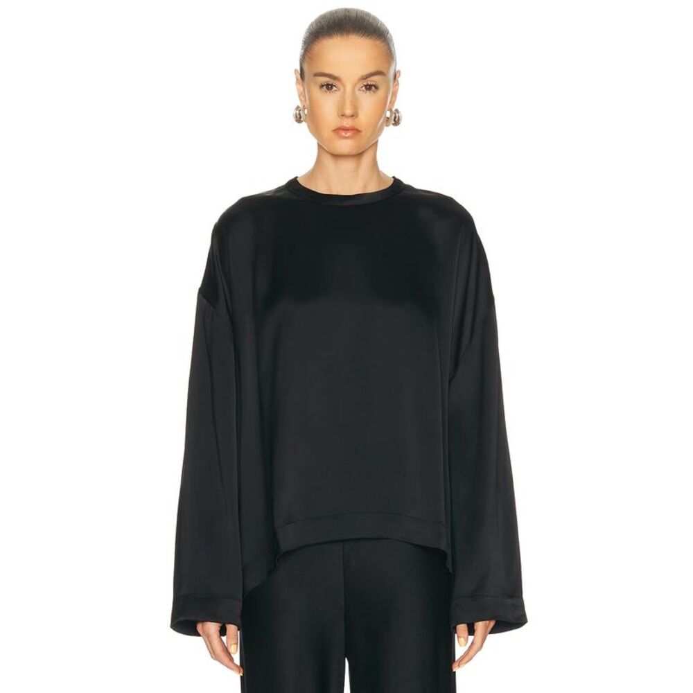 Toteme Women Boxy Satin Top